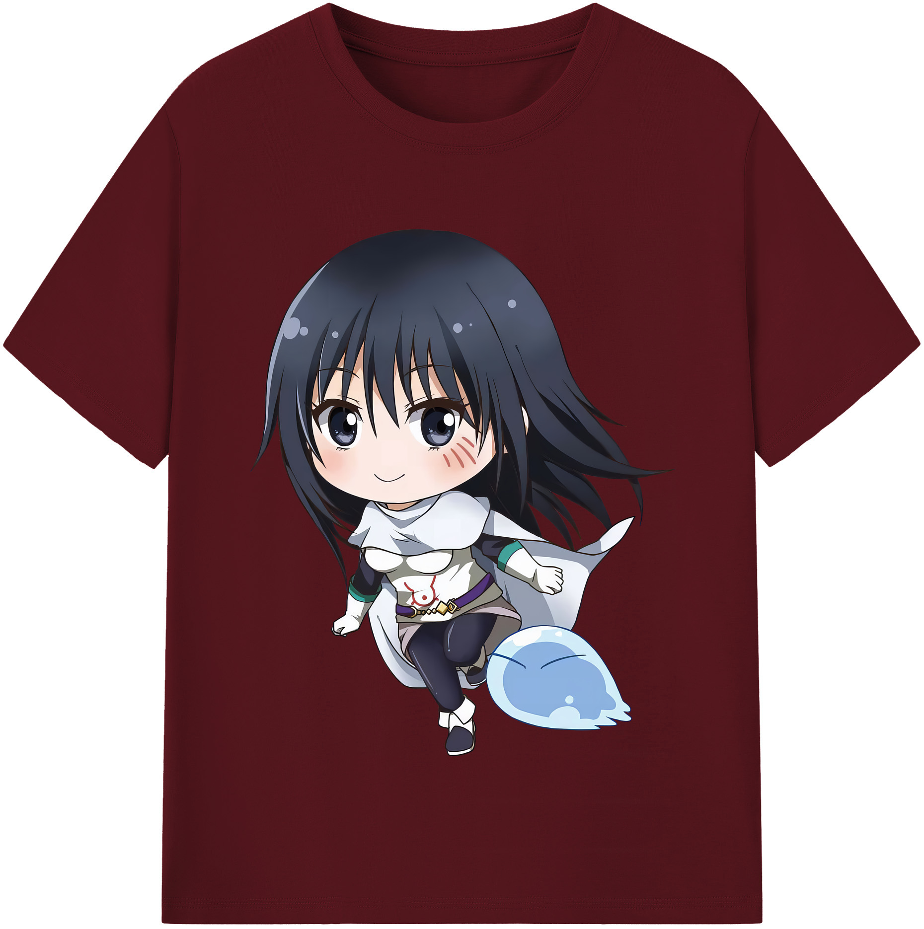 （画像用） 転スラ Regarding Reincarnated to Slime 綿100％半袖Tシャツ（フロントプリント）